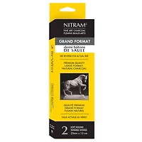 Nitram™ Beaux Arts Fusains Extra Soft Demi Charcoal