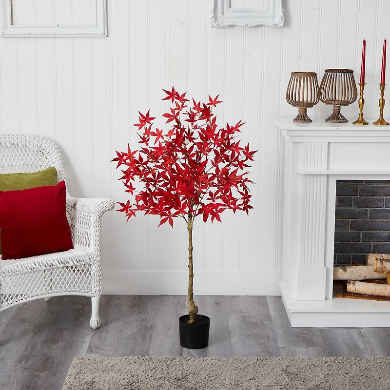 4ft. Autumn Maple Artificial Fall Tree