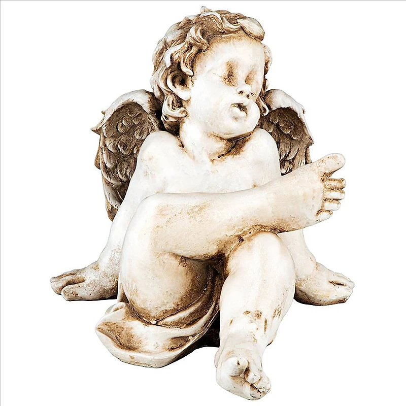Design Toscano 11" Pause for Repose Garden Angel Statue