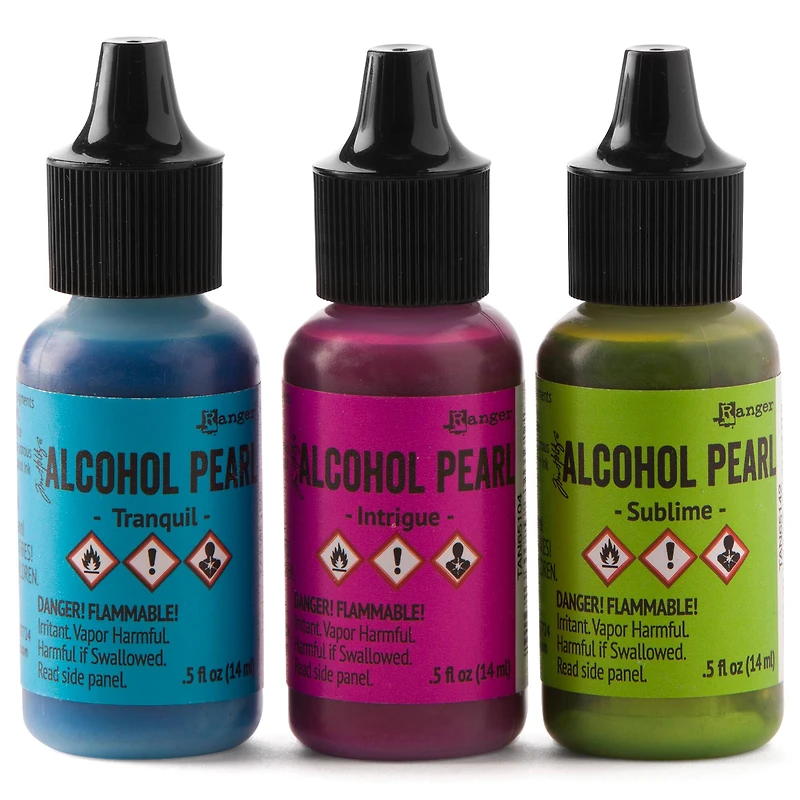 6 Packs: 3 ct. (18 total) Ranger Tim Holtz® Alcohol Ink Pearl Kit 2