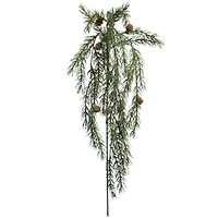 27" Green Hanging Pine with Pinecone Stem by Ashland®