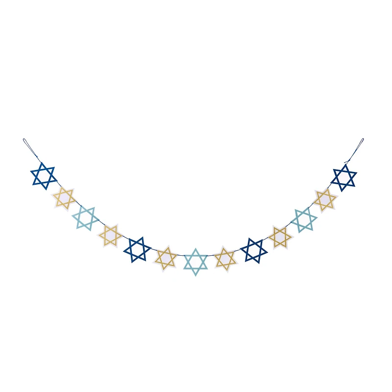 6ft. Star of David Felt Garland by Ashland®