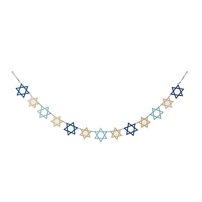 6ft. Star of David Felt Garland by Ashland®