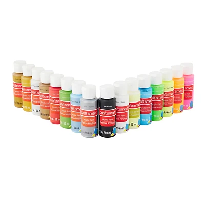 Metallic & Neon Acrylic Paint Set by Craft Smart®