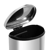 Honey Can Do 40L Soft-Close Stainless Steel Trash Can
