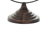 Black Aluminum Industrial Globe