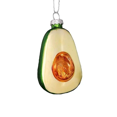 Wizardi 11.81" Christmas Avocado Glass Ornament