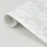Brewster Marble Tile Peel & Stick Backsplash