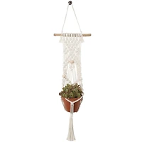 Solid Oak Make-Rame™ Three Beads Macramé Plant Hanger Kit
