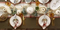 DII® 72" Plaid Thanksgiving Cozy Picnic Table Runner
