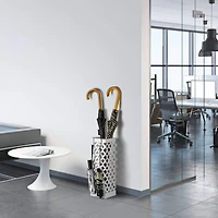 NEX™ White Square Umbrella Stand Rack