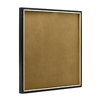 Stupell Industries 13" x 13" Chick with Sticks Skiing Framed Print Under Glass Wall Art