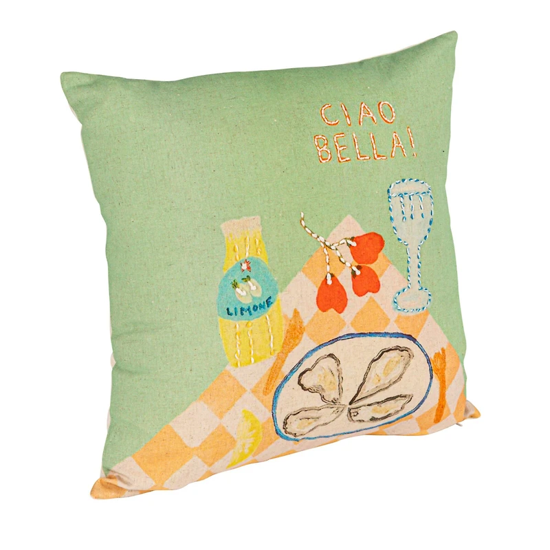 Hello Honey® 18" x 18" Ciao Bella Tablescape Pillow