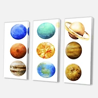 Designart - Various Planets In Orbit