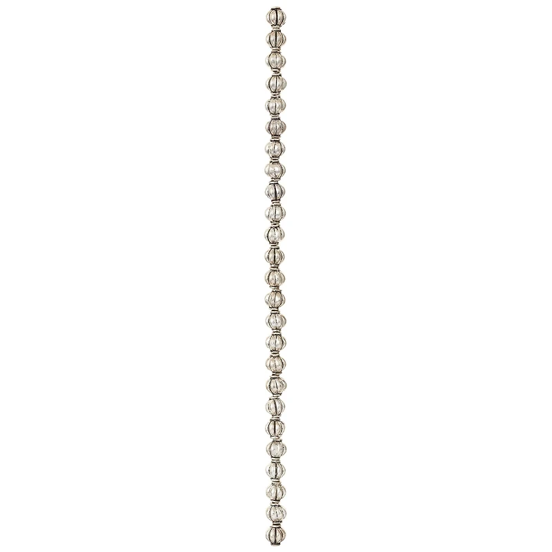 12 Pack: Antique Sterling Silver Plated Beads, 8mm by Bead Landing™