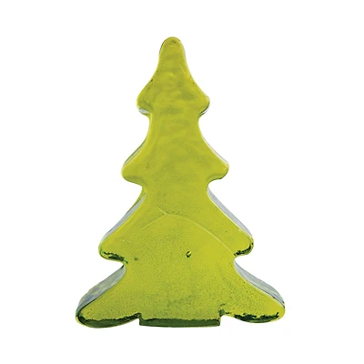 Hello Honey® 8" Green Flat Glass Tree Décor