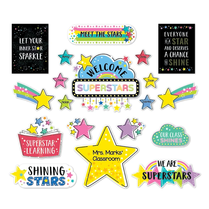 Creative Teaching Press® Shine Bright Bulletin Board Set