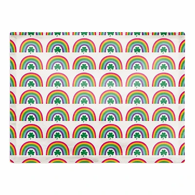 Lucky Rainbow 18" x 14" Poly Twill Placemat