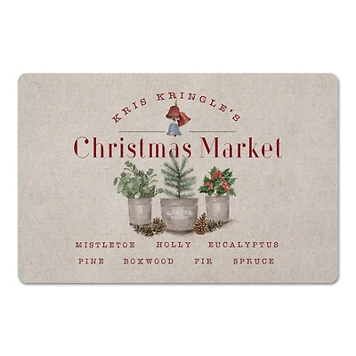 Kringle's Christmas Market Floor Mat