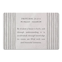 Proverbs 24 27" x 18" Floor Mat