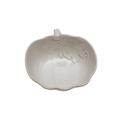 6.75" White Pumpkin Ceramic Bowl by Ashland®
