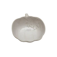 6.75" White Pumpkin Ceramic Bowl by Ashland®