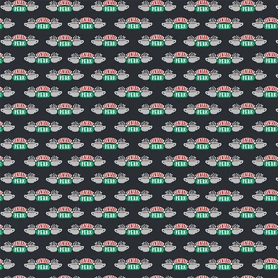 Friends Central Perk Precut Cotton Fabric