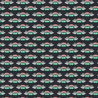 Friends Central Perk Precut Cotton Fabric