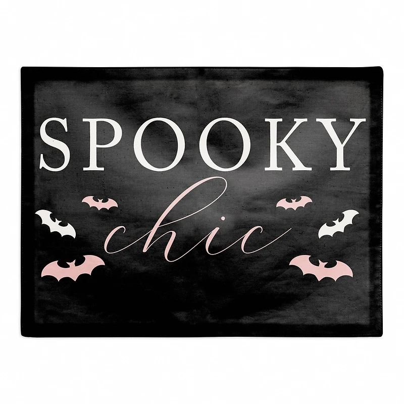 Spooky Chic Polyester Twill Placemat