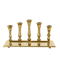 Aluminum Candle Candelabra with Candle Plate