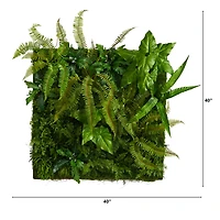 40" Forest Artificial Wall Mat