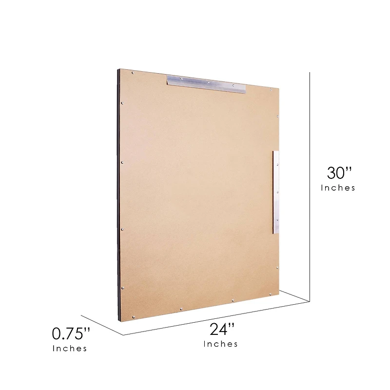 Head West Metal Framed Beveled Edge Rectangular Vanity Wall Mirror