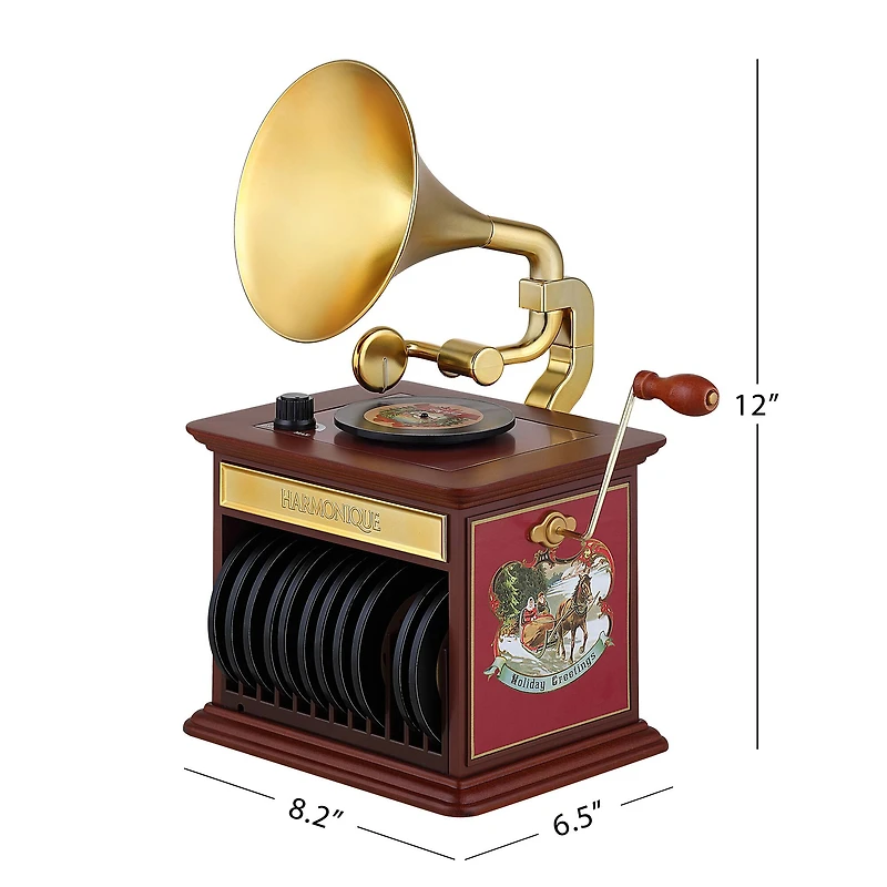 90th Anniversary Collection 12" Musical Mini Gramophone