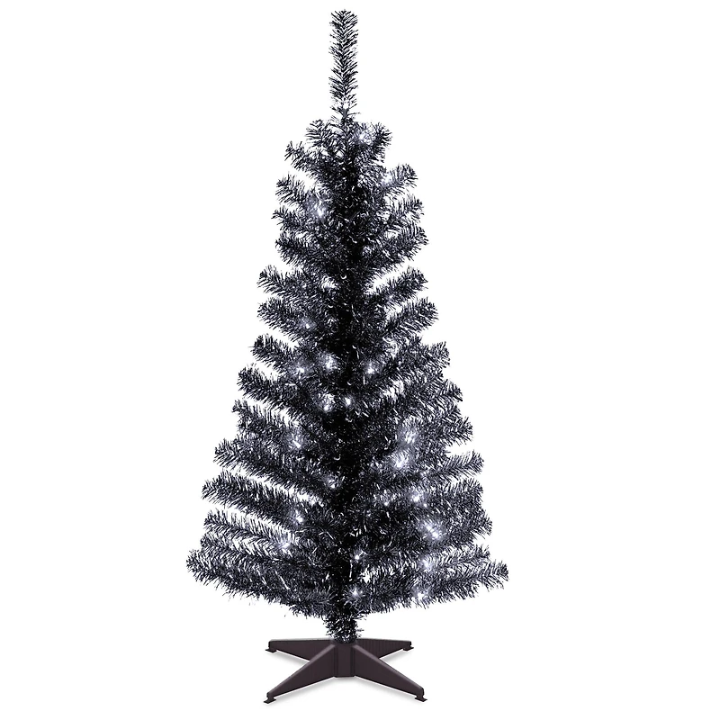 4ft. Pre-Lit Tinsel Artificial Christmas Tree
