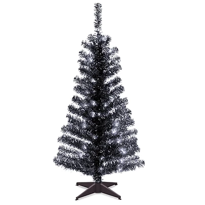 4ft. Pre-Lit Tinsel Artificial Christmas Tree