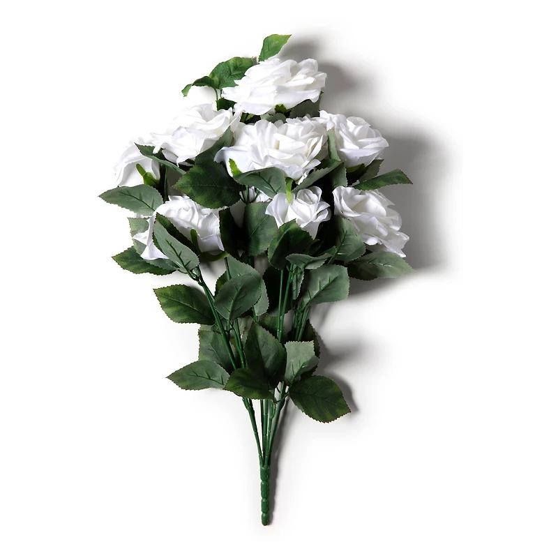 12 Pack: White Rose Bush by Ashland®