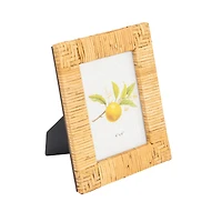 Hello Honey® Natural Handwoven Rattan Photo Frame