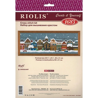 RIOLIS Christmas City Cross Stitch Kit