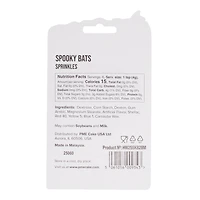 PME Cake Sweet Street® Spooky Bats Sprinkles