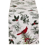 DII® 72'' Holiday Botanical Printed Table Runner