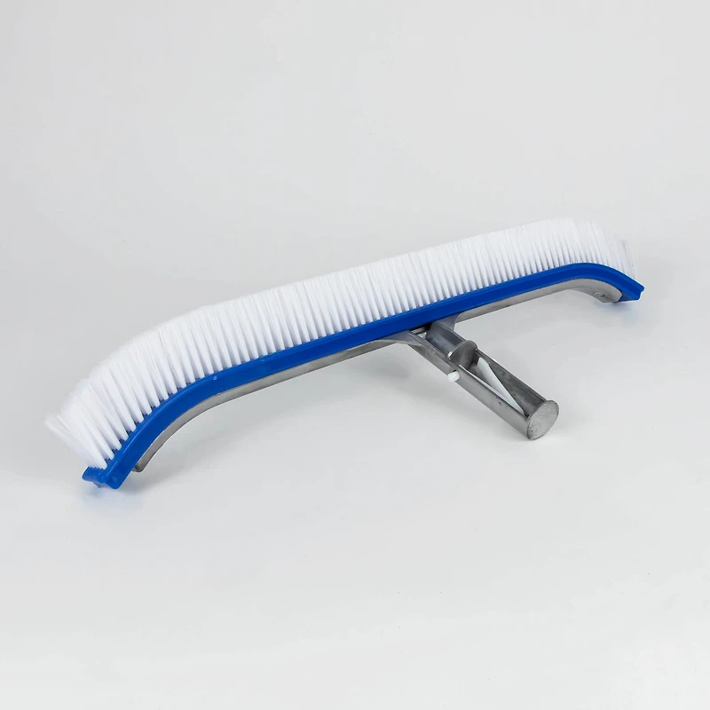 18" Blue Curved Swimming Pool Wall Brush