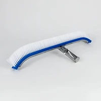 18" Blue Curved Swimming Pool Wall Brush