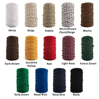John Bead 4mm Braided Macramé Cord
