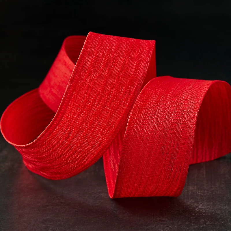 1.5" x 3yd. Red Wired Ribbon by Celebrate It™ Classic