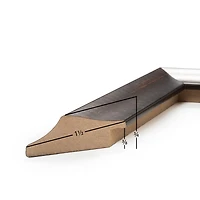 Frame USA Verona Narrow Tarnished Bronze Single Image Picture Frame with Mat