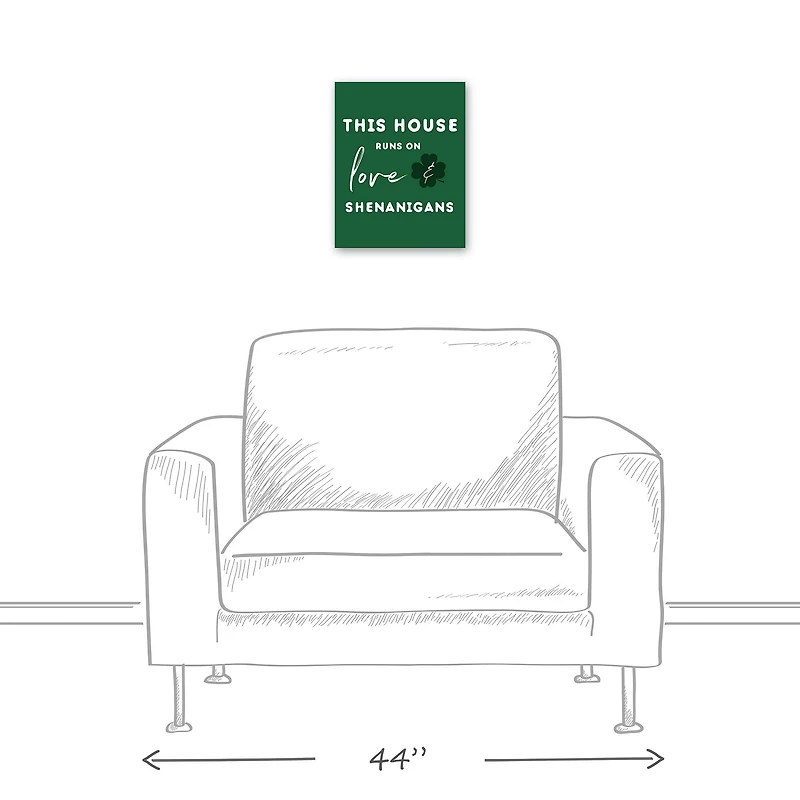 Love and Shenanigans 11" x 14" Canvas Wall Art