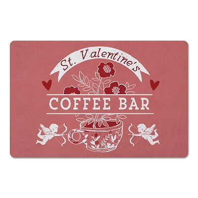 St. Valentine's Coffee Bar 18" x 27" Floor Mat