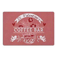 St. Valentine's Coffee Bar 18" x 27" Floor Mat