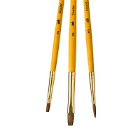 Princeton™ RealValue™ Synthetic Hair Brush 3 Piece Set