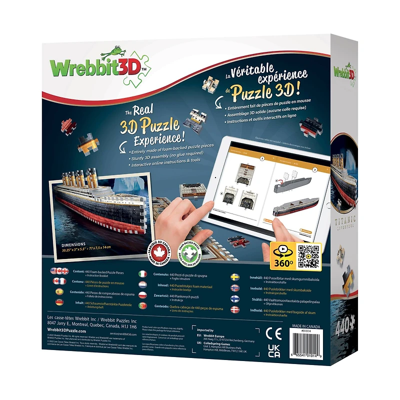 Titanic 3D Jigsaw Puzzle: 440 Pcs